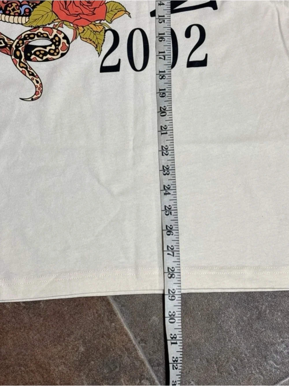 True Religion Floral Snake Heavyweight Oversized Tee